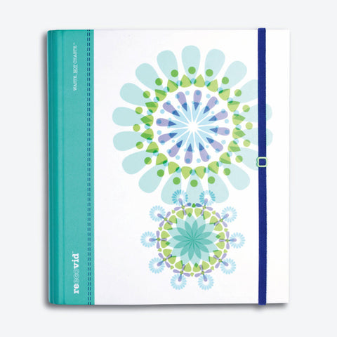 A5 blue / aqua notebook